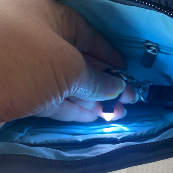 Travelon RFID Protected Navy Crossbody Bag NWOT - Picture 7 of 10